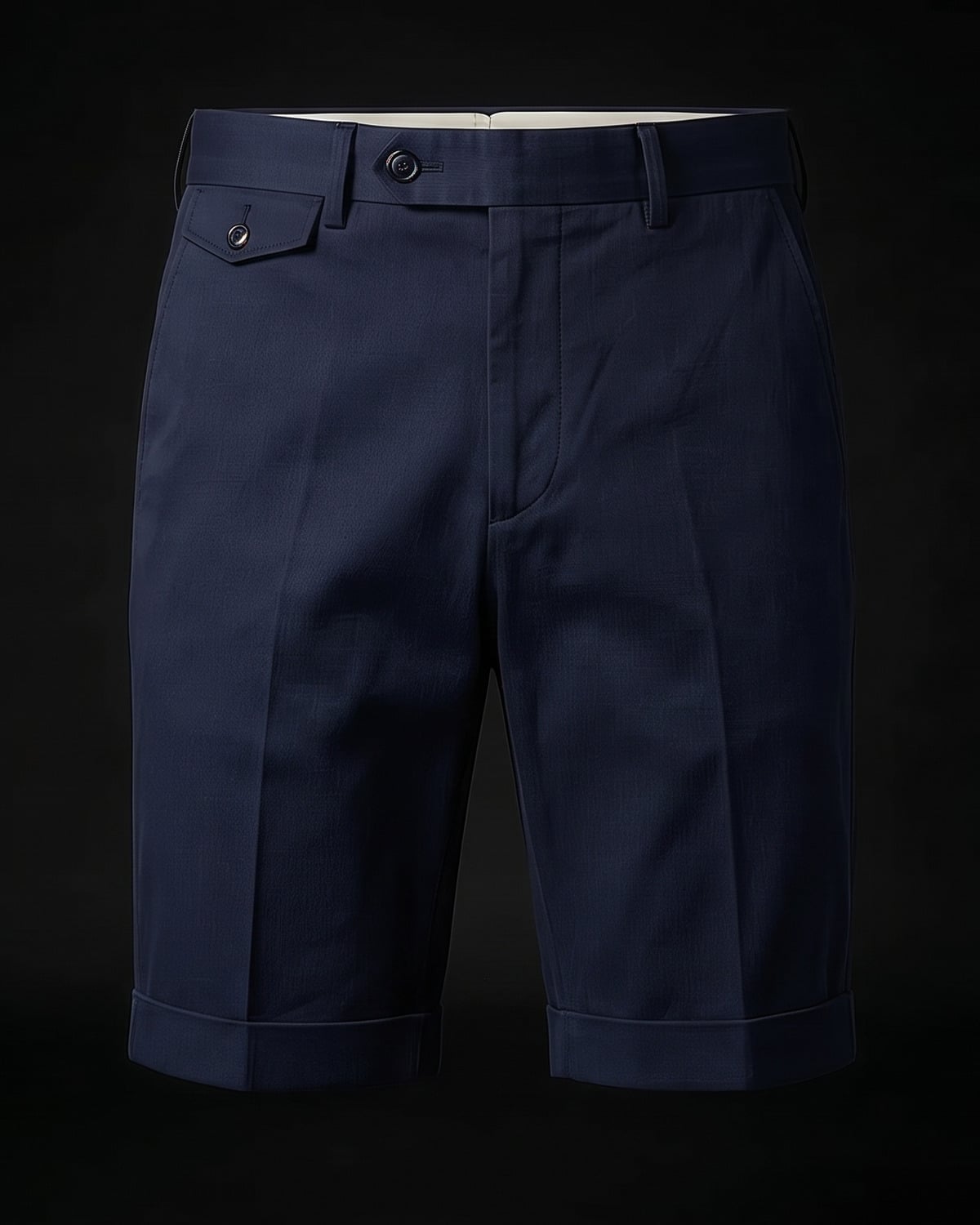 Chino shorts, navy